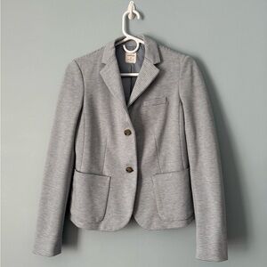 Women's Blue Striped Blazer